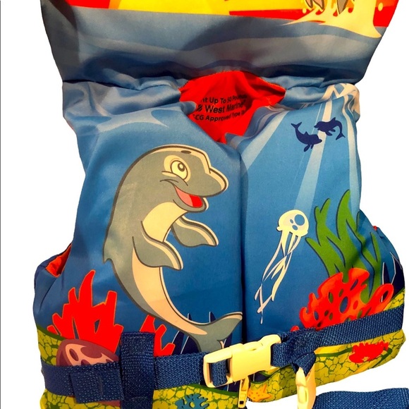NWOT - West Marine Child Float Vest - Picture 2 of 5